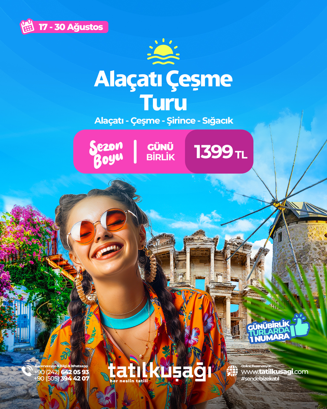 Alaçatı Çeşme Turu