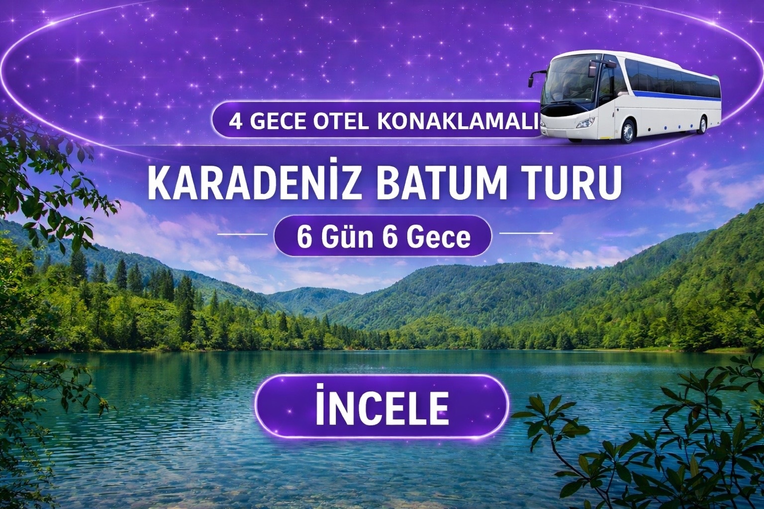 Antalya Çıkışlı Doğu Karadeniz  Batum Turu  6 Gün 6 Gece 