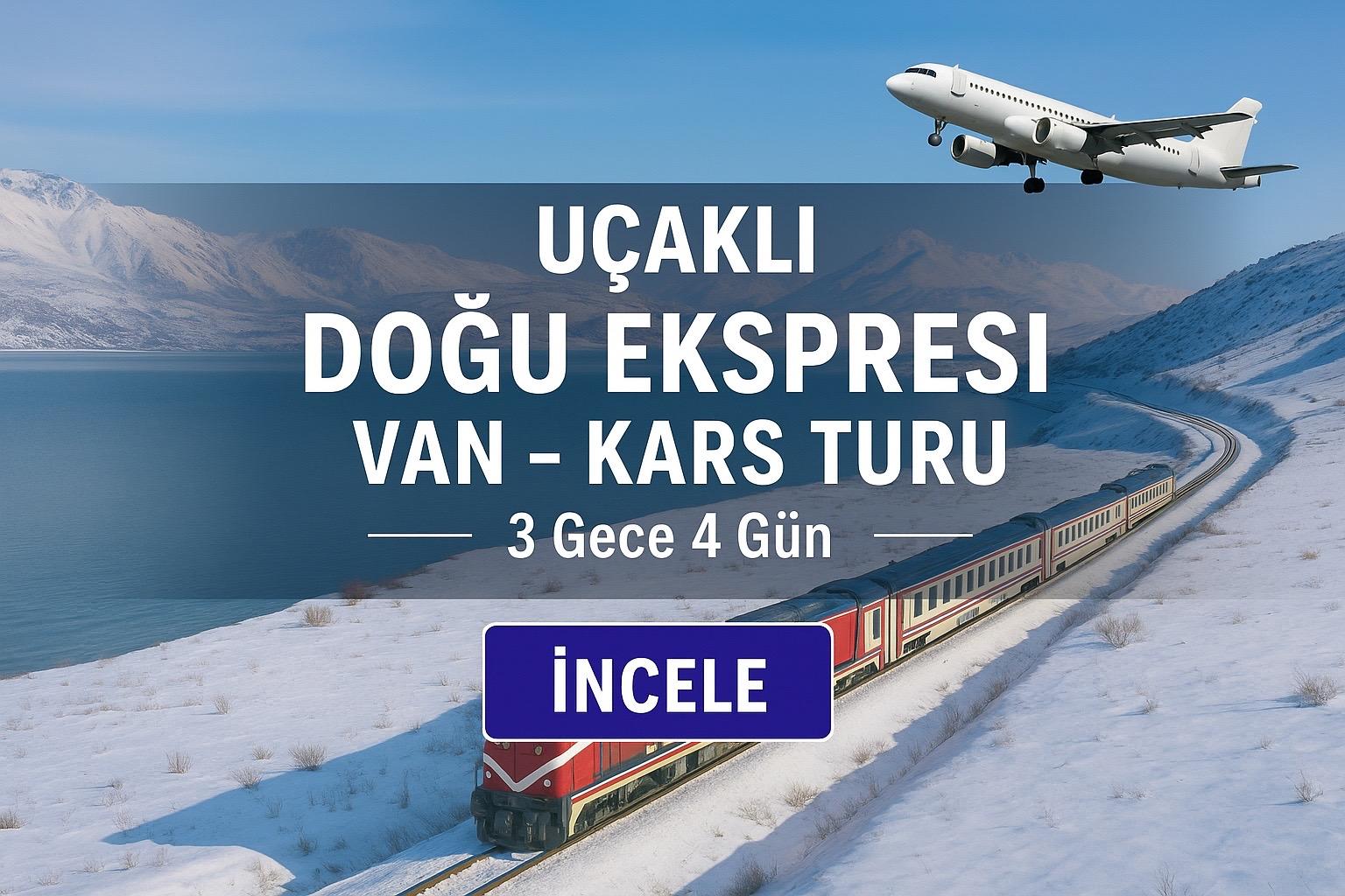  Uçaklı Doğu Ekspresi Van Kars Erzurum Turu 3 Gece 4 Gün