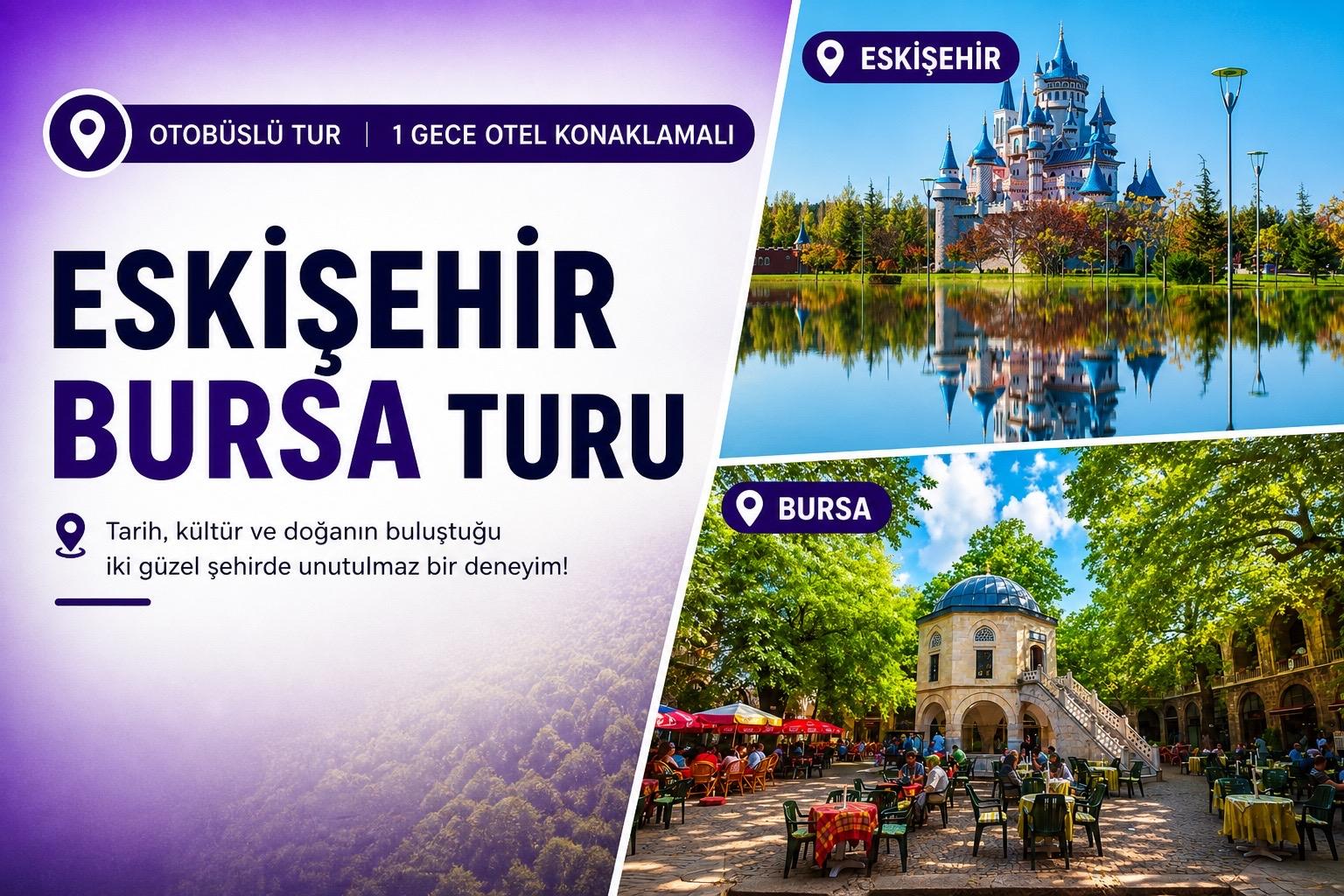 Eskişehir Bursa Turu 1 Gece 2 Gün Konaklamalı